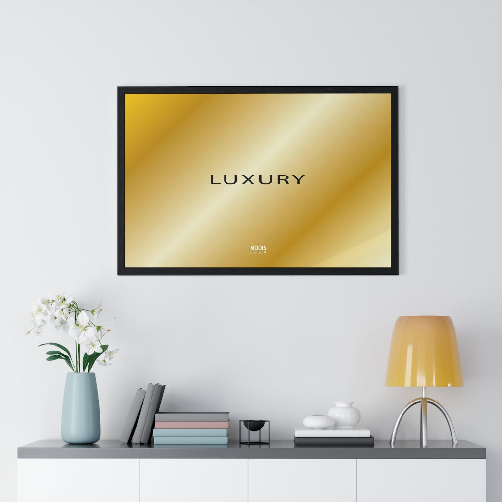 Poster Framed Horizontal Premium 30“ x 20“ - Design Luxury