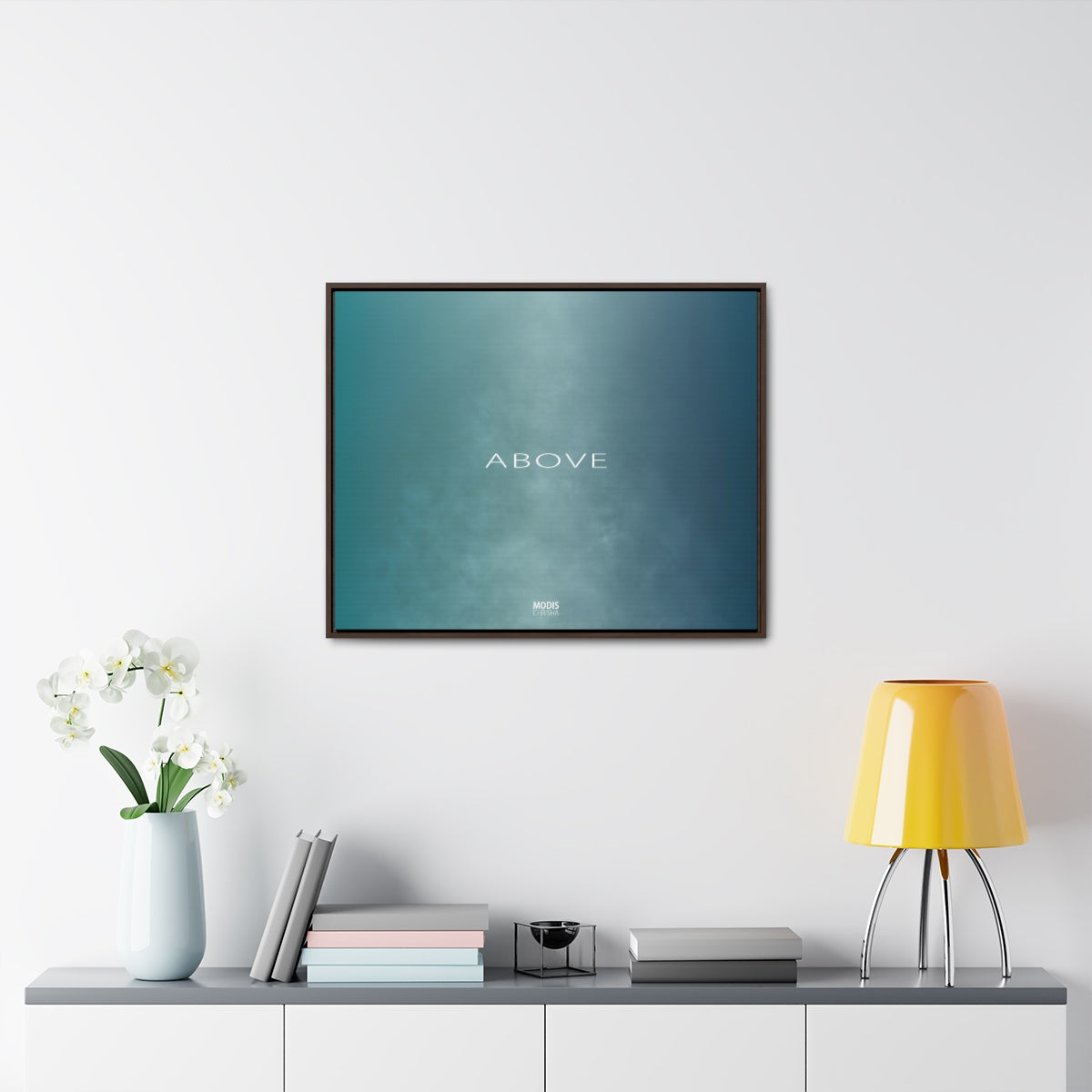 Canvas Gallery Wrap Framed Horizontal 30“ x 24“ - Design Above