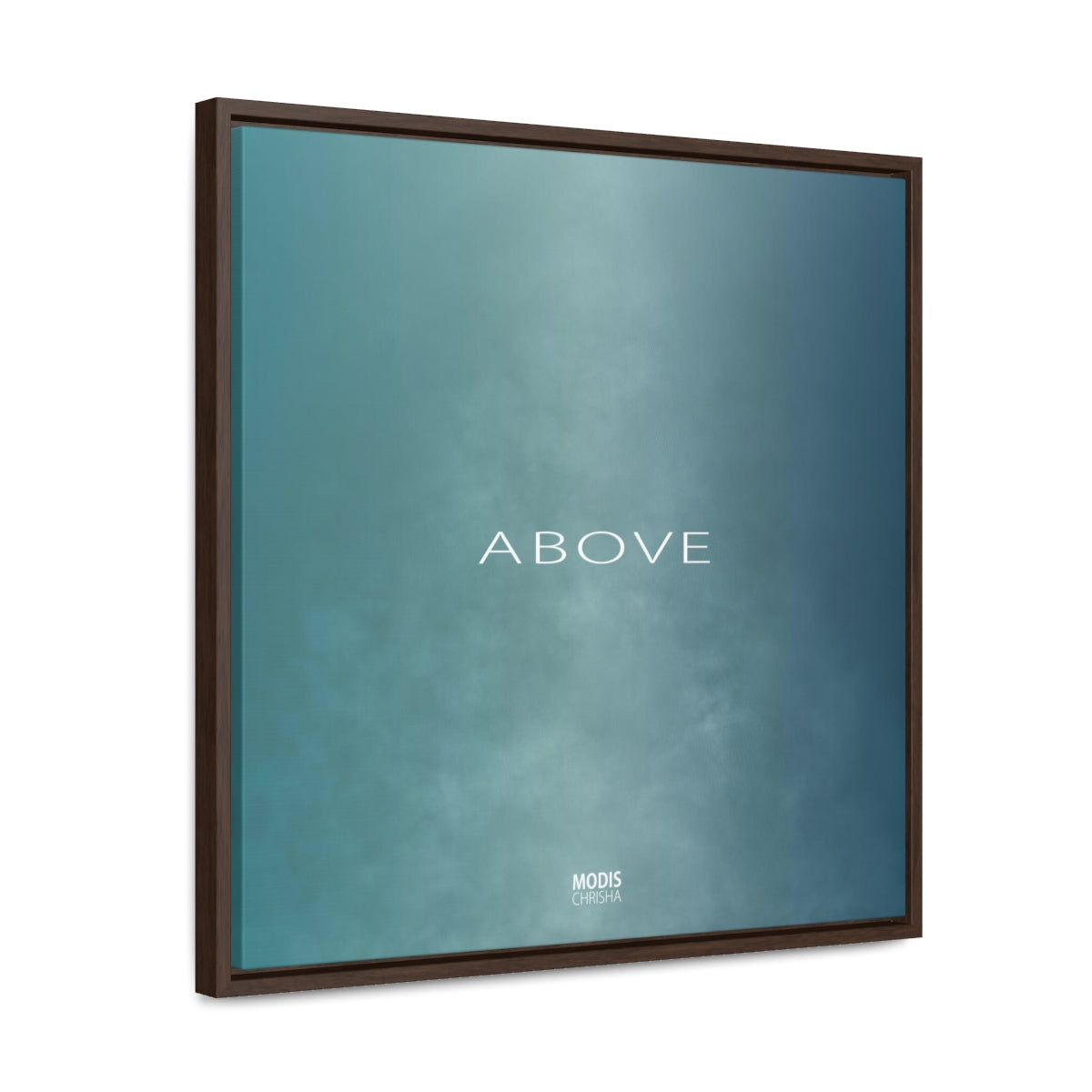 Canvas Gallery Wrap Square Framed 20“ x 20“ - Design Above