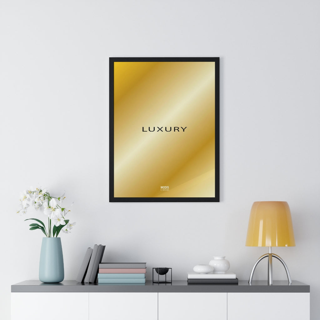 Poster Framed Vertical Premium 18“ x 24“ - Design Luxury