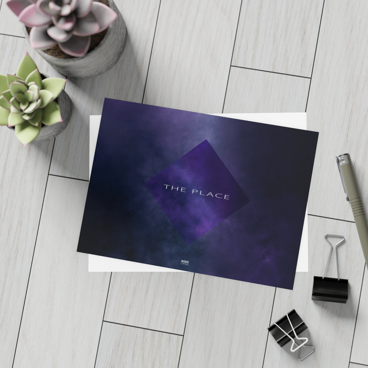 Art Postcards Horizontal (10, 30, and 50pcs) Design 'The Place'