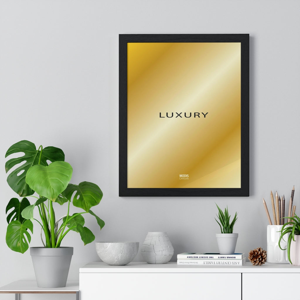 Poster Framed Vertical Premium 11“ x 14“ - Design Luxury
