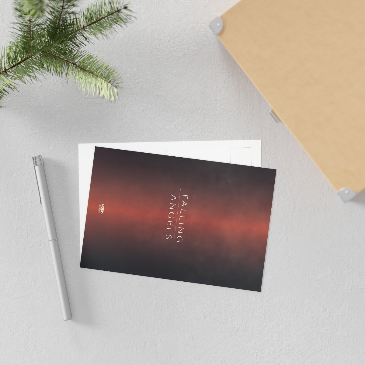 Fine Art Postcard (vertical) - Design 'Falling Angels'