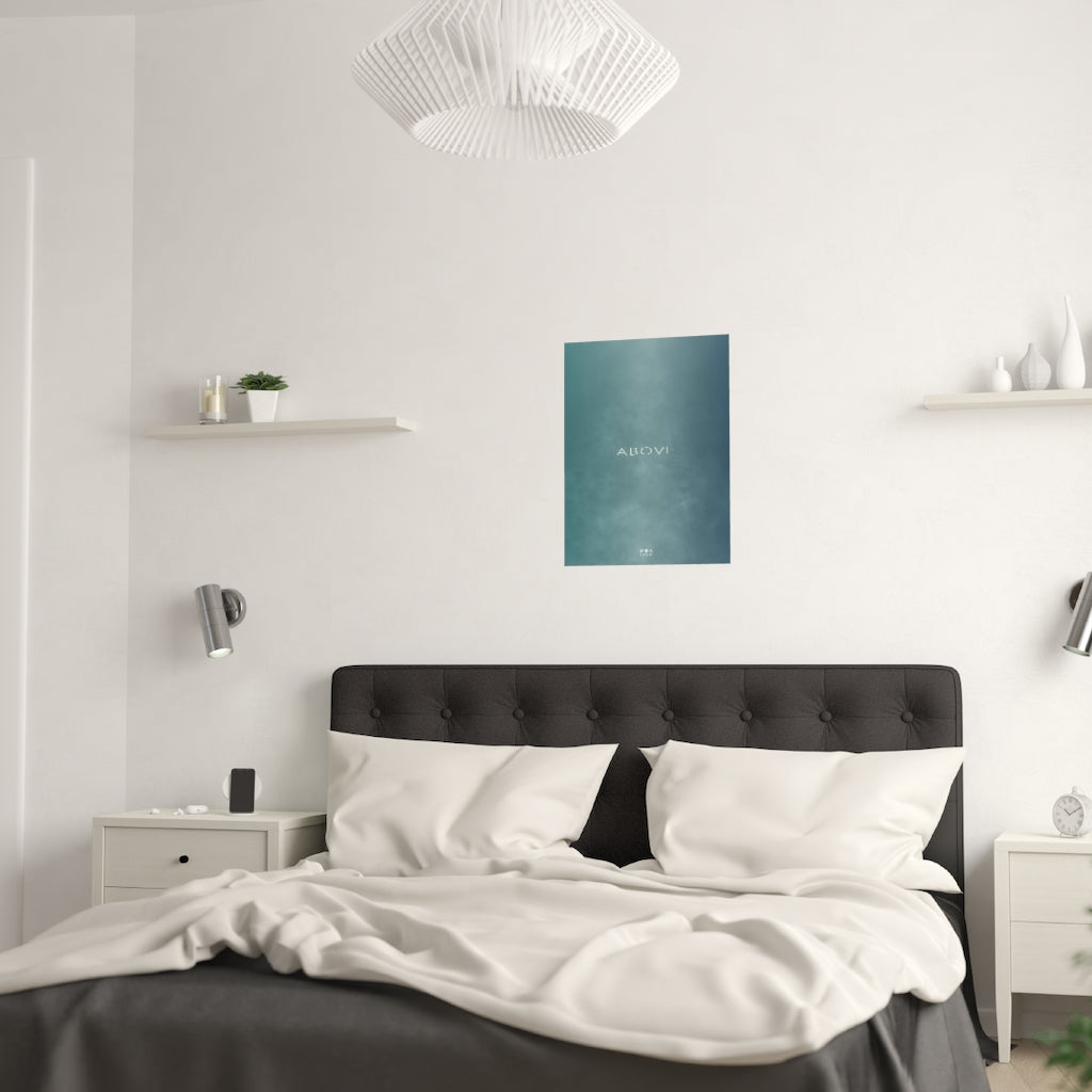 Satin Posters (210gsm) 18“ x 24" - Design Above