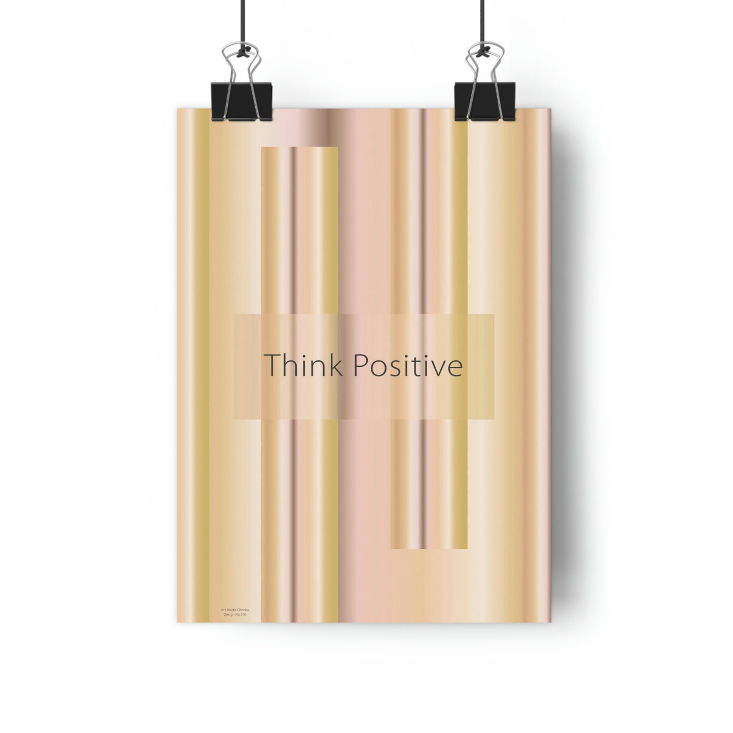 Giclée Art Print 8" x 11" Think Positive - Design No.100