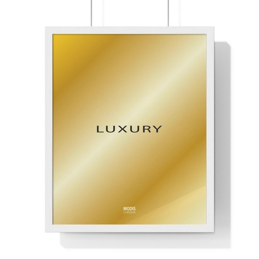 Poster Framed Vertical Premium 16“ x 20“ - Design Luxury