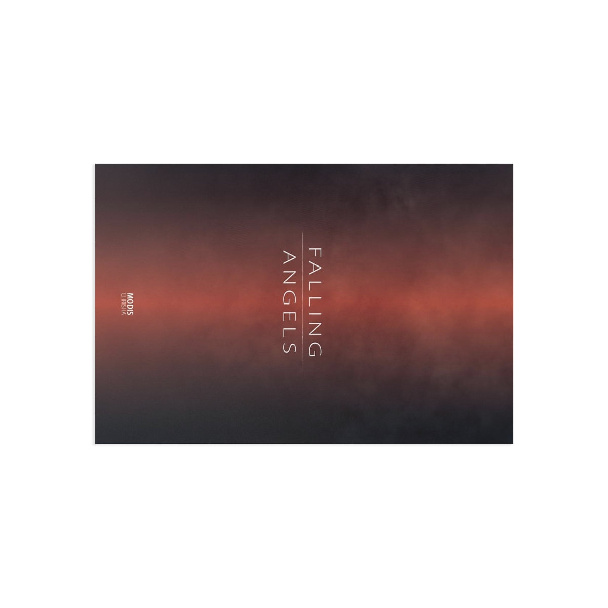 Fine Art Postcard (vertical) - Design 'Falling Angels'