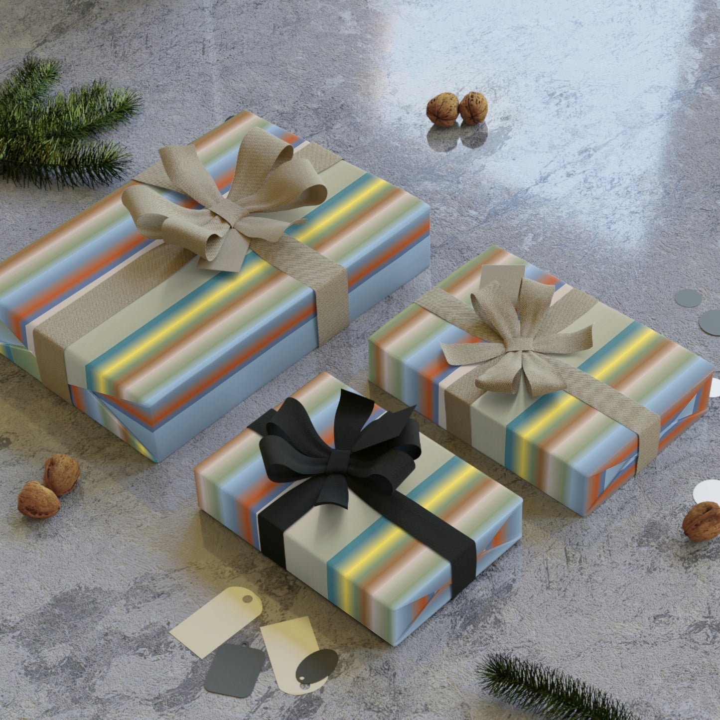 Gift Wrapping Paper Roll 1pc, 28" x 39" - Design No.200