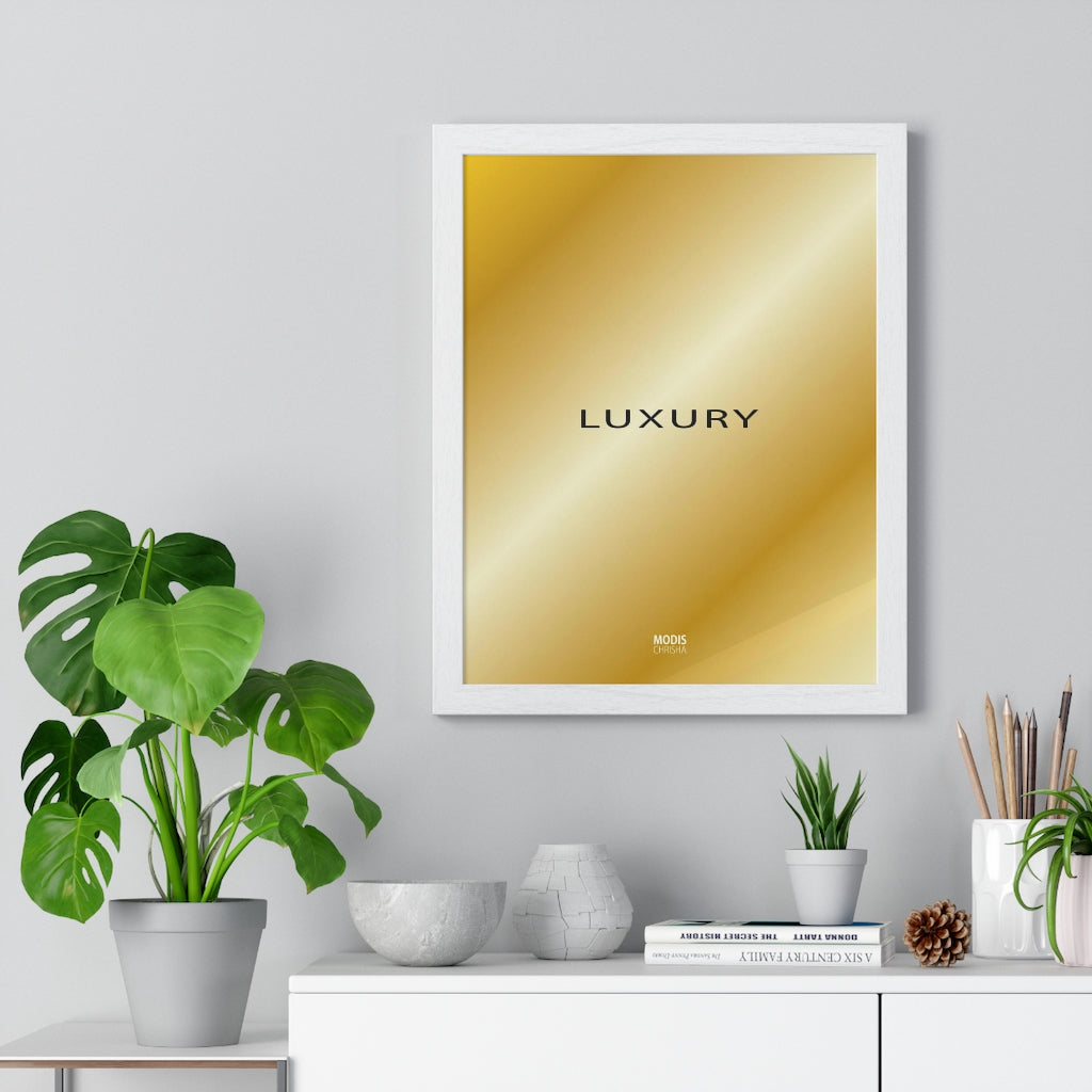 Poster Framed Vertical Premium 11“ x 14“ - Design Luxury
