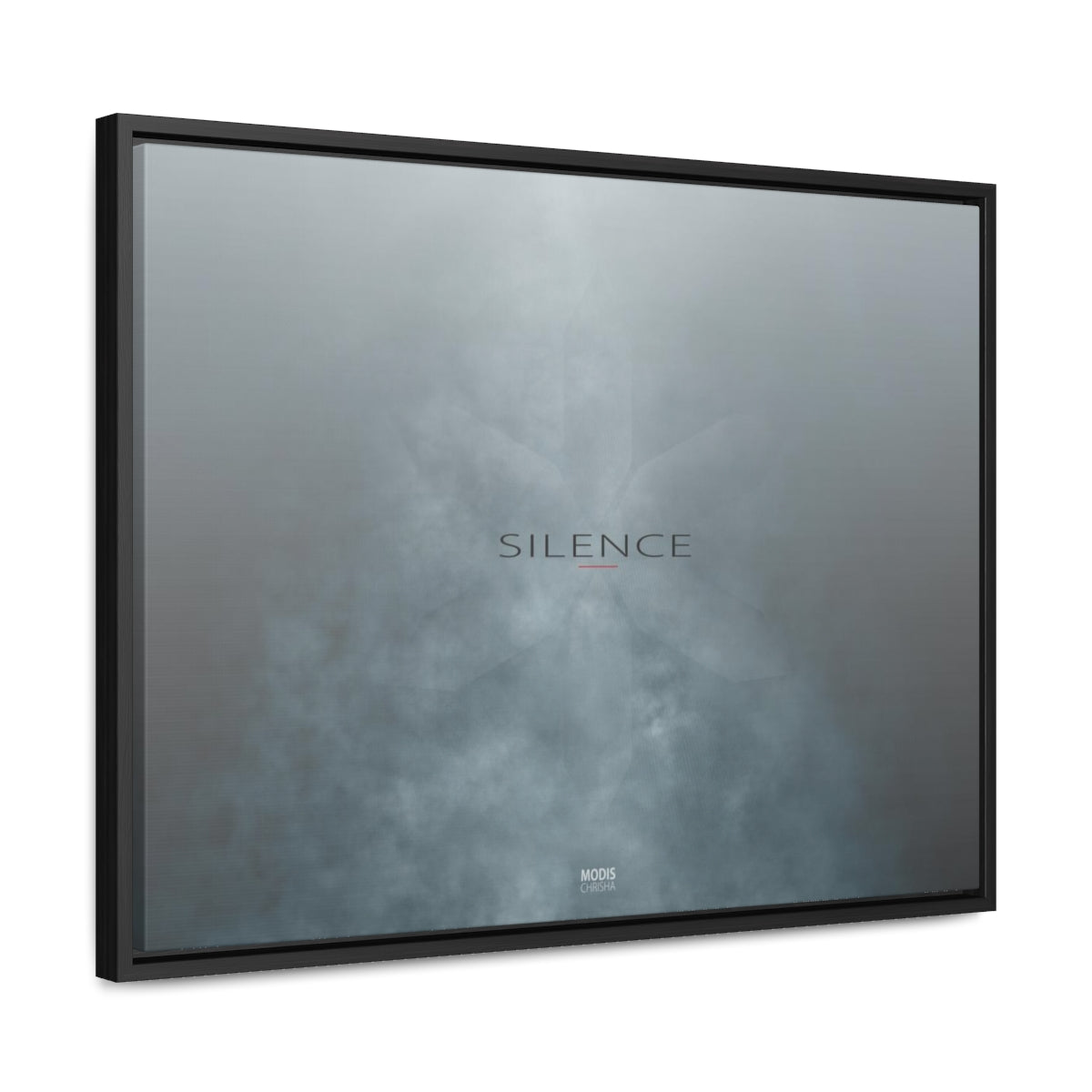 Canvas Gallery Wrap, Horizontal Frame 24″ × 18″ Design 'Silence'