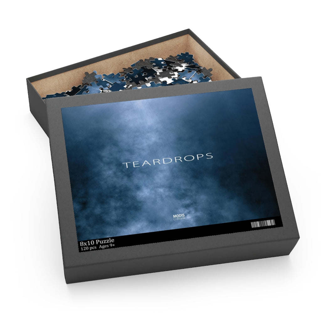 Puzzle 10" × 8" (120 pcs) - Design Teardrops