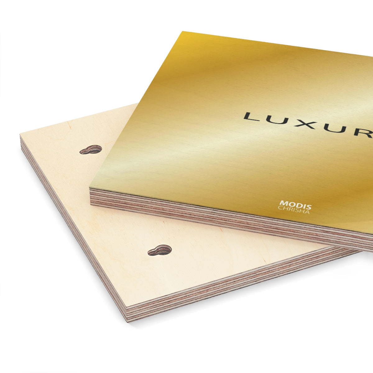 Wood Canvas 7.8“ x 7.8“ - Design Luxury