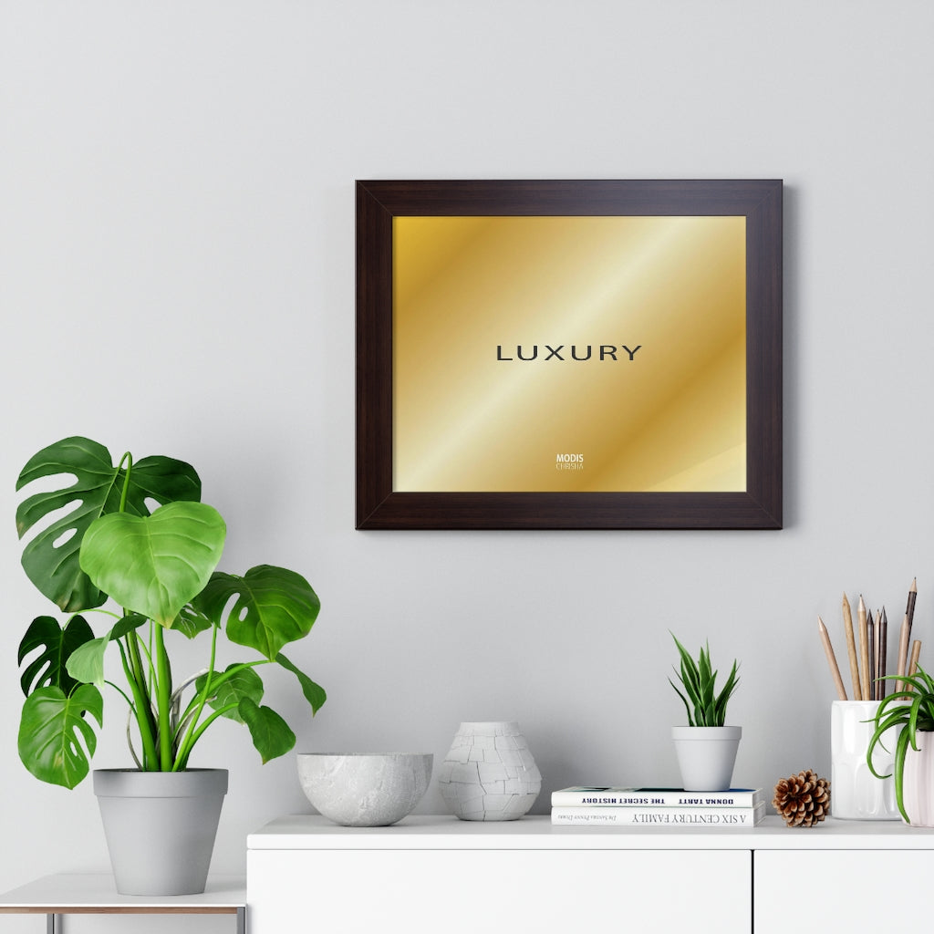 Poster Framed Horizontal 14“ x 11“ - Design Luxury