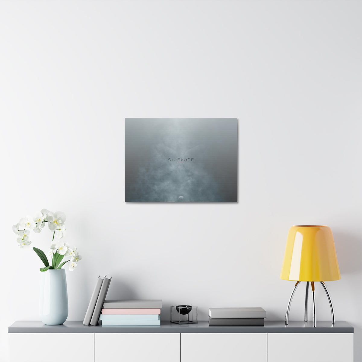 Stretched Canvas - 24" x 18" Design 'Silence'