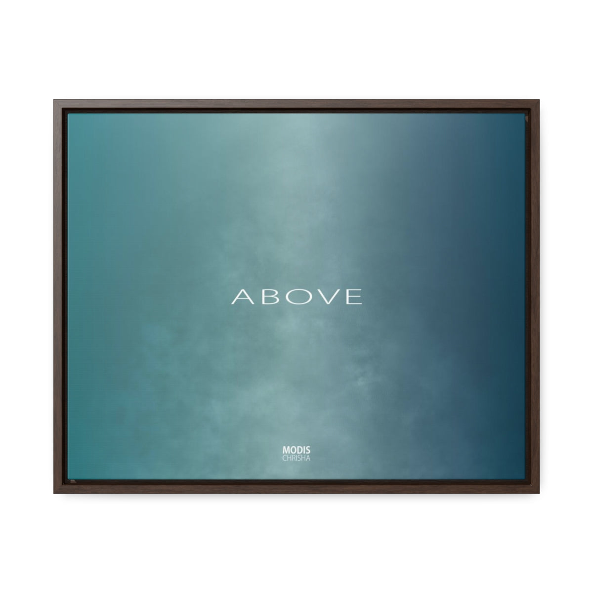 Canvas Gallery Wrap Framed Horizontal 20“ x 16“ - Design Above