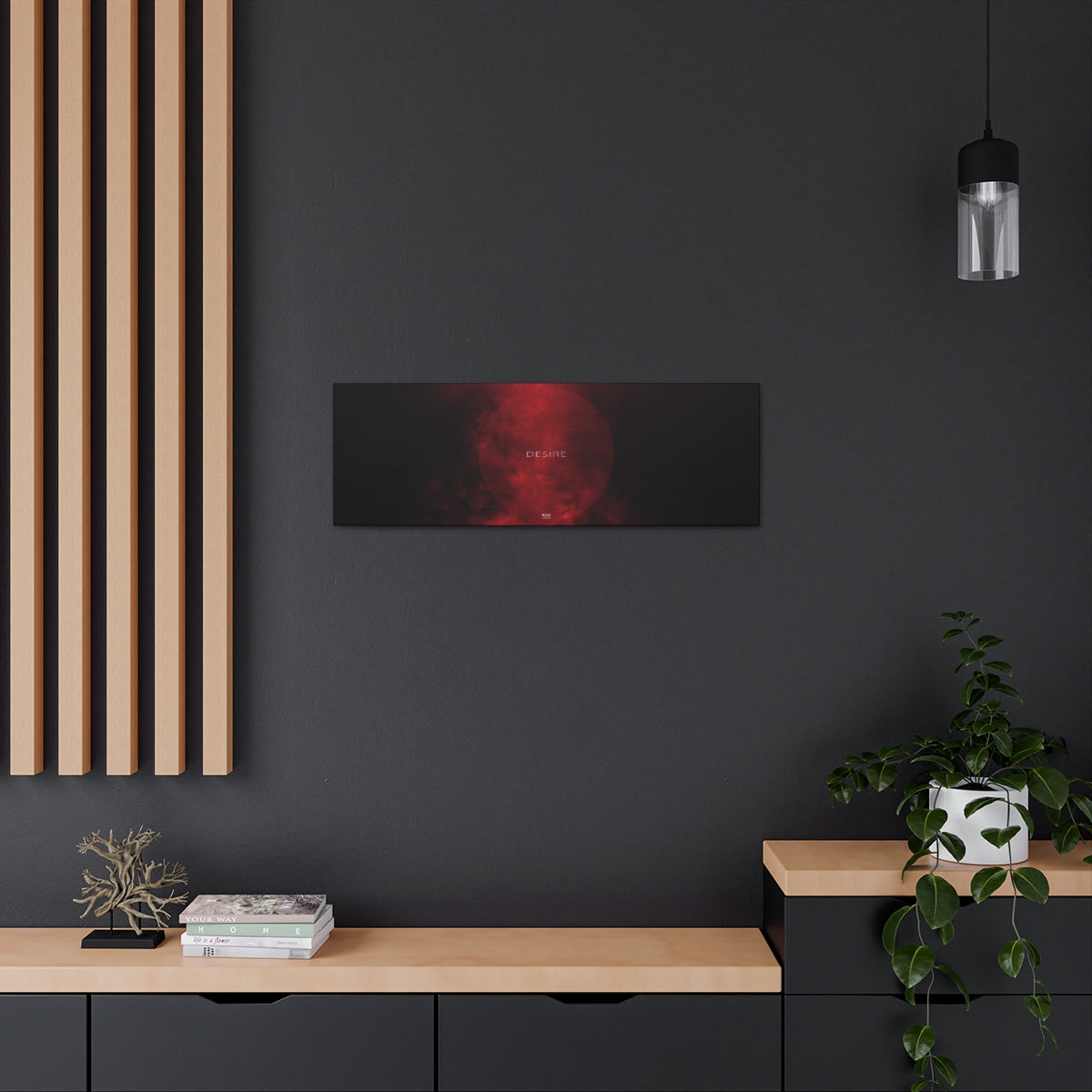 Desire - 36″ × 12″ Canvas Gallery Wraps