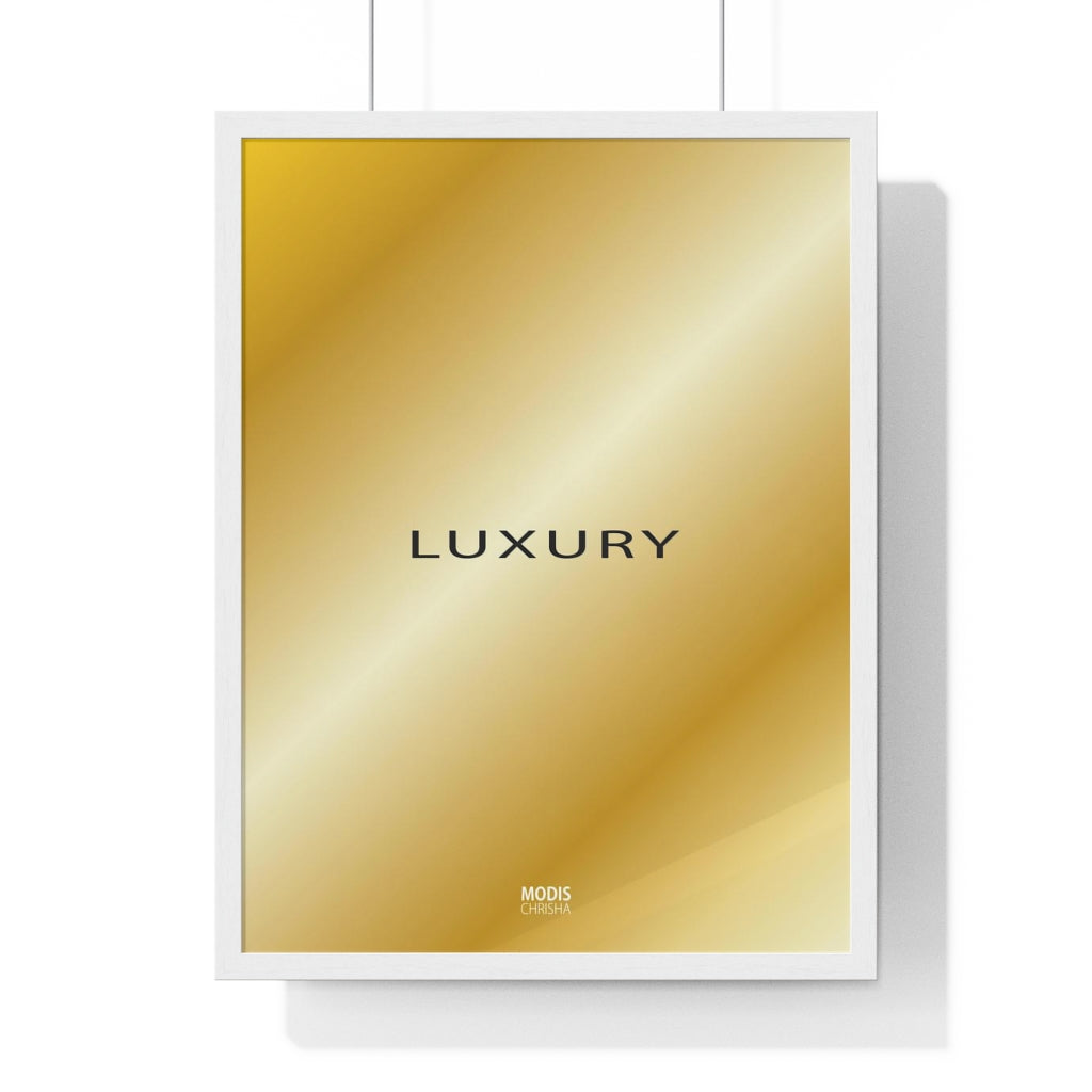 Poster Framed Vertical Premium 18“ x 24“ - Design Luxury