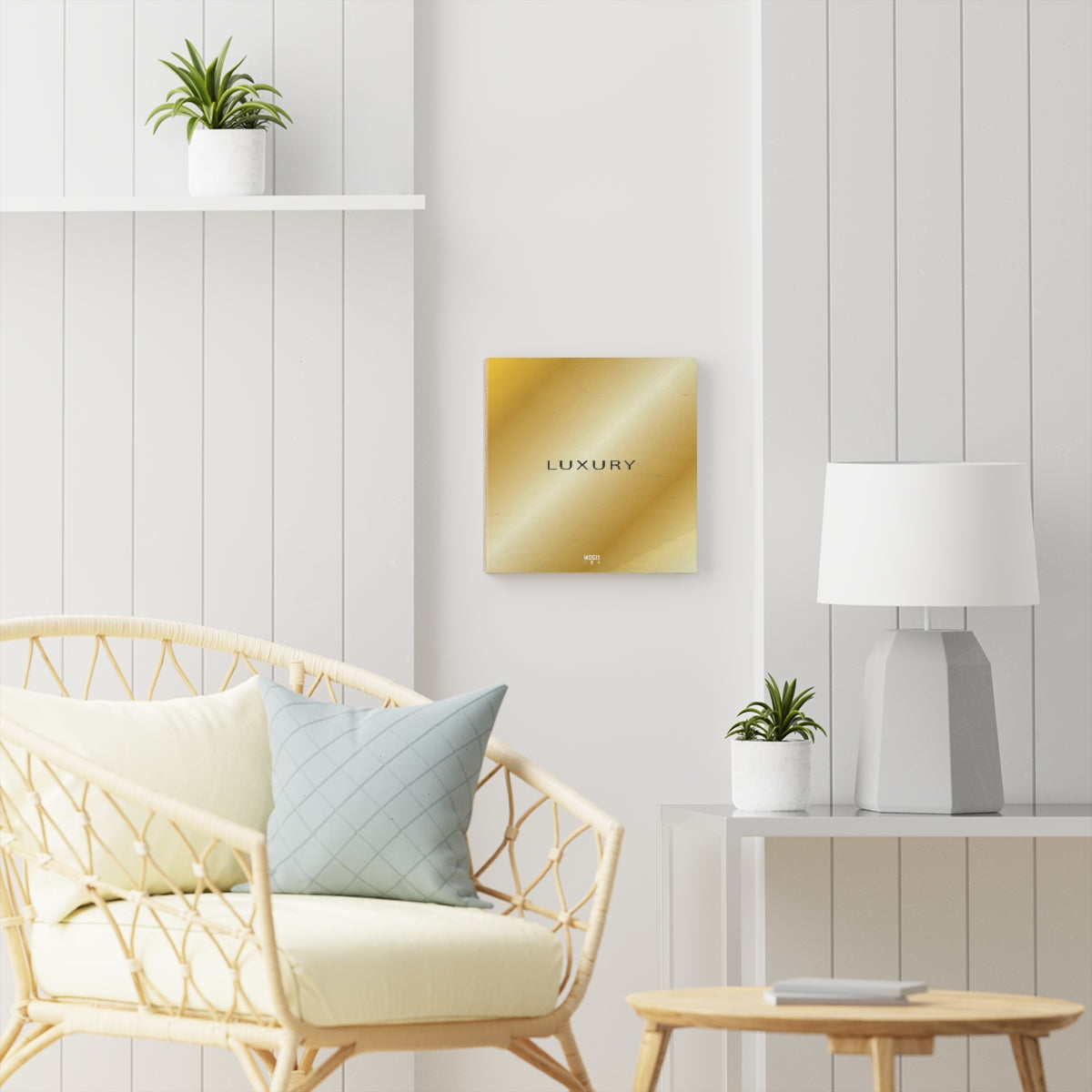 Wood Canvas 7.8“ x 7.8“ - Design Luxury