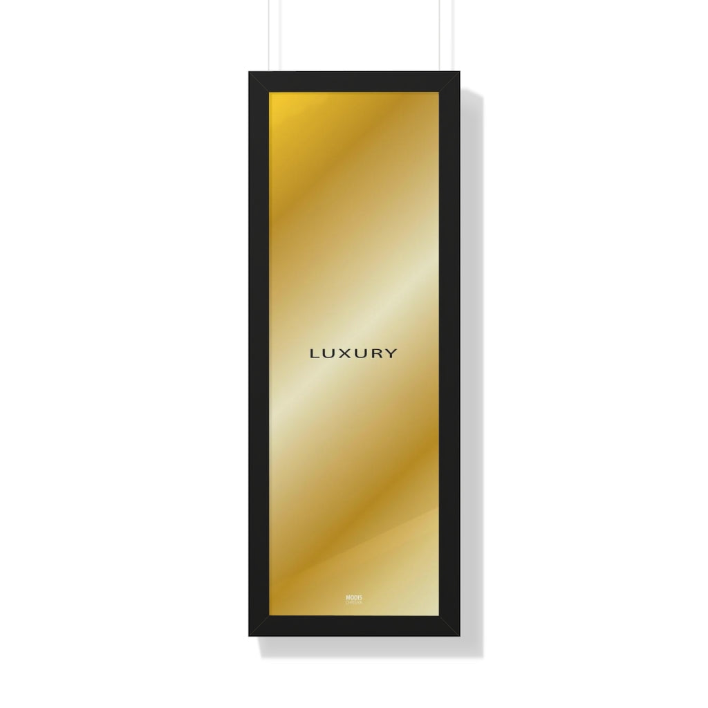 Poster Framed Vertical 12“ x 36“ - Design Luxury