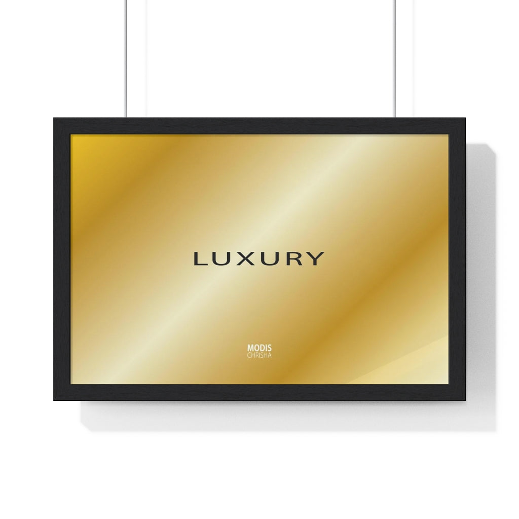 Poster Framed Horizontal Premium 18“ x 12“ - Design Luxury