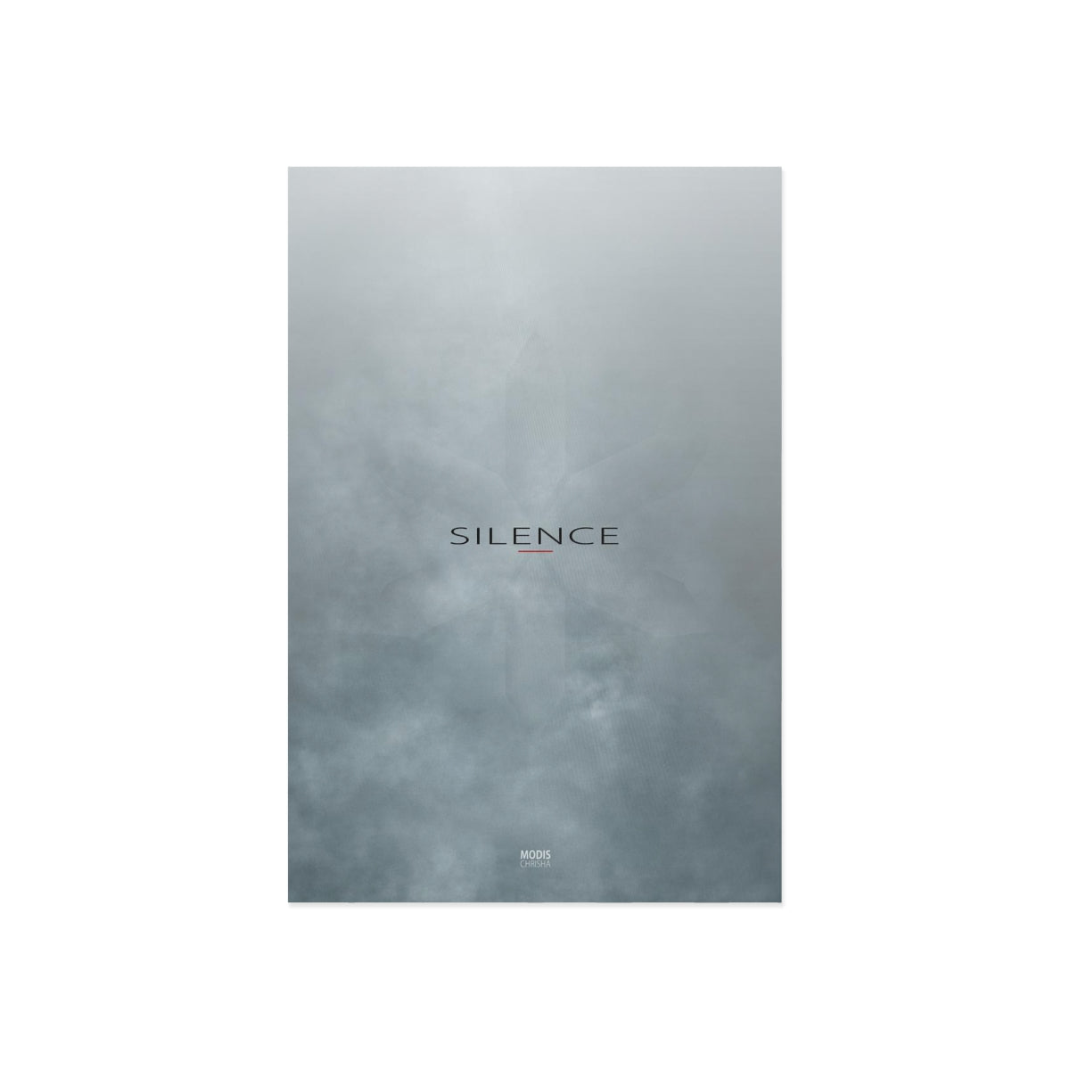 Fine Art Postcard (vertical) - Design 'Silence'
