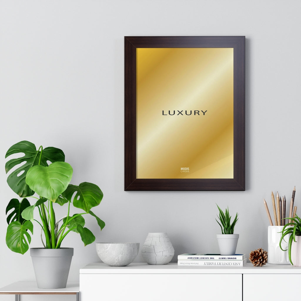 Poster Framed Vertical 12“ x 16“ - Design Luxury