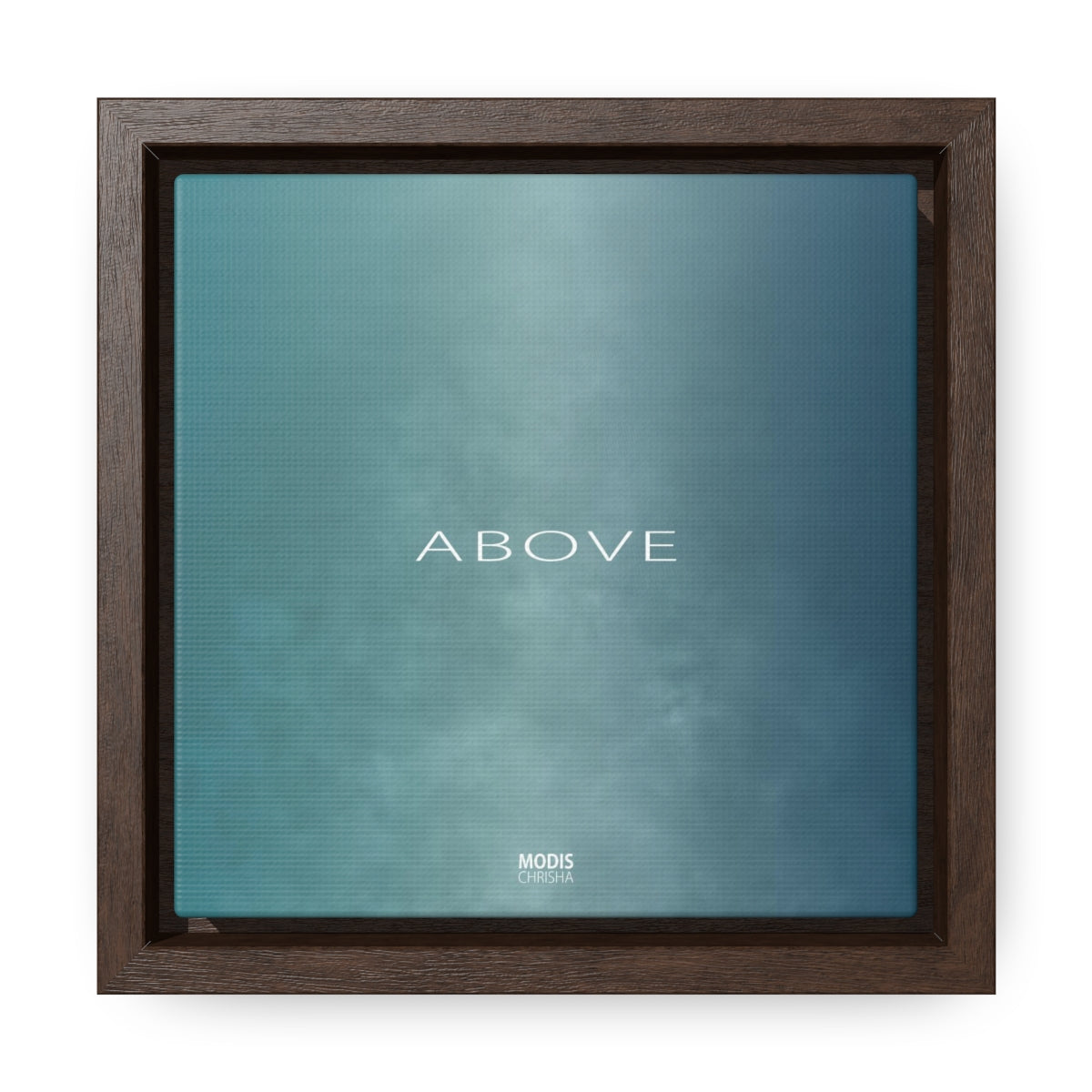 Canvas Gallery Wrap Square Framed 7“ x 6“ - Design Above