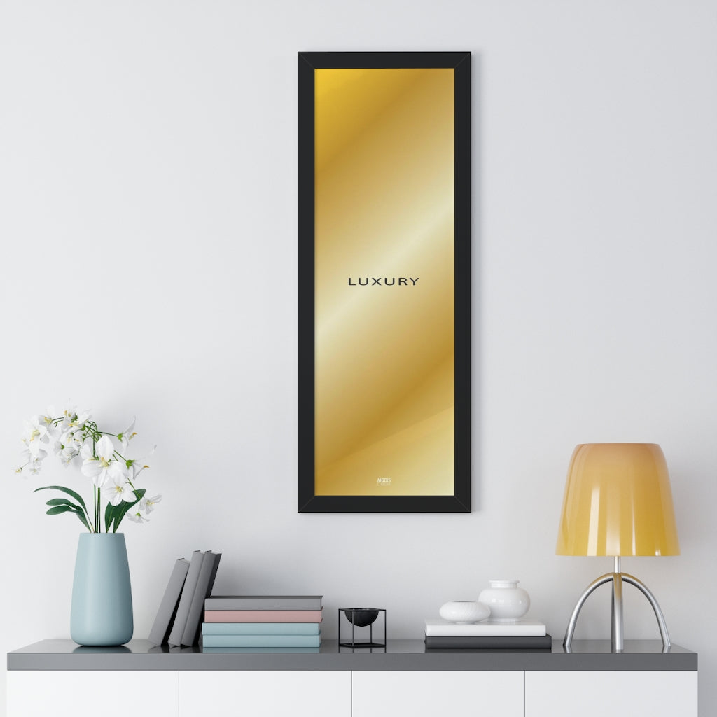 Poster Framed Vertical 12“ x 36“ - Design Luxury