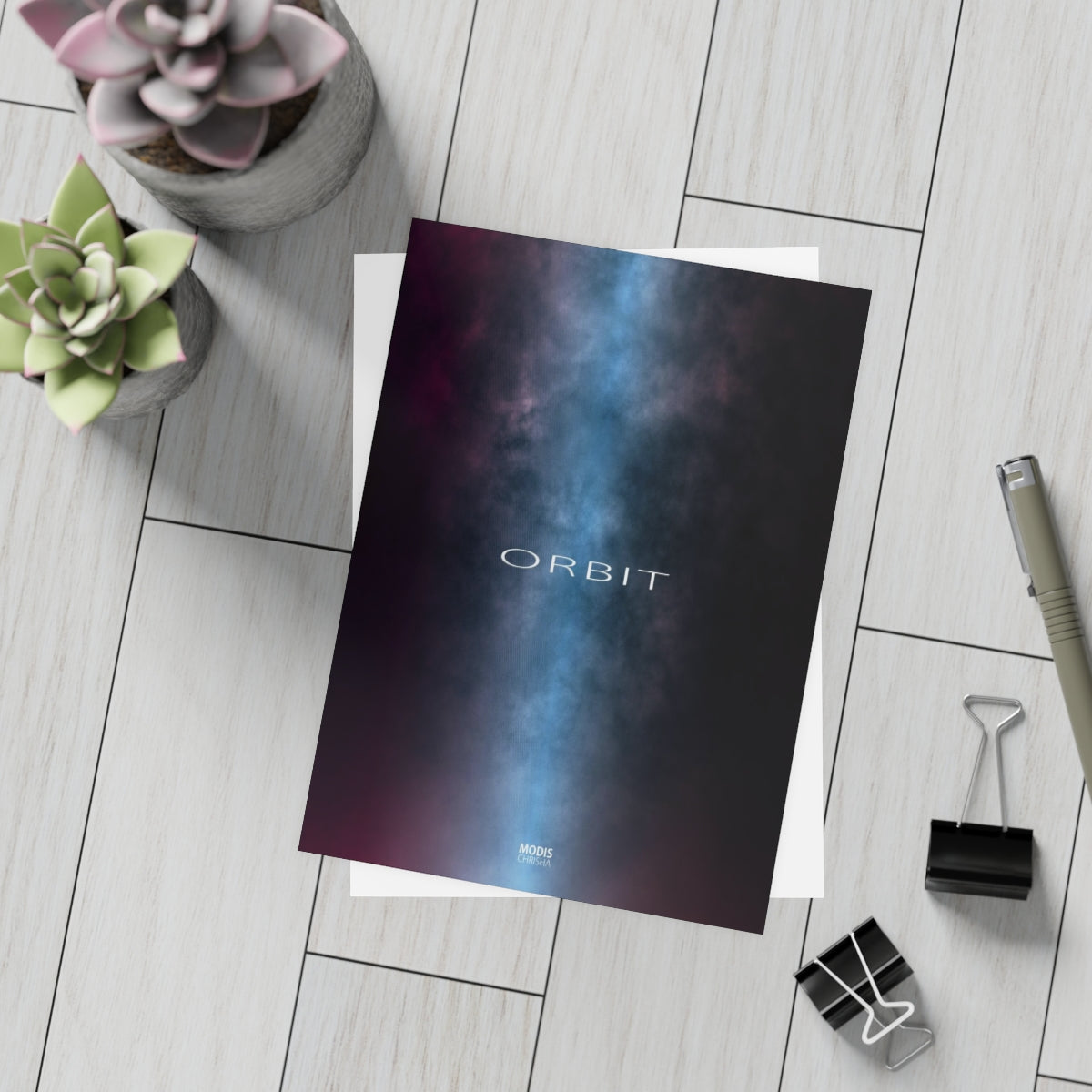 Art Postcards Vertical (10, 30, and 50pcs) - Design 'Orbit'