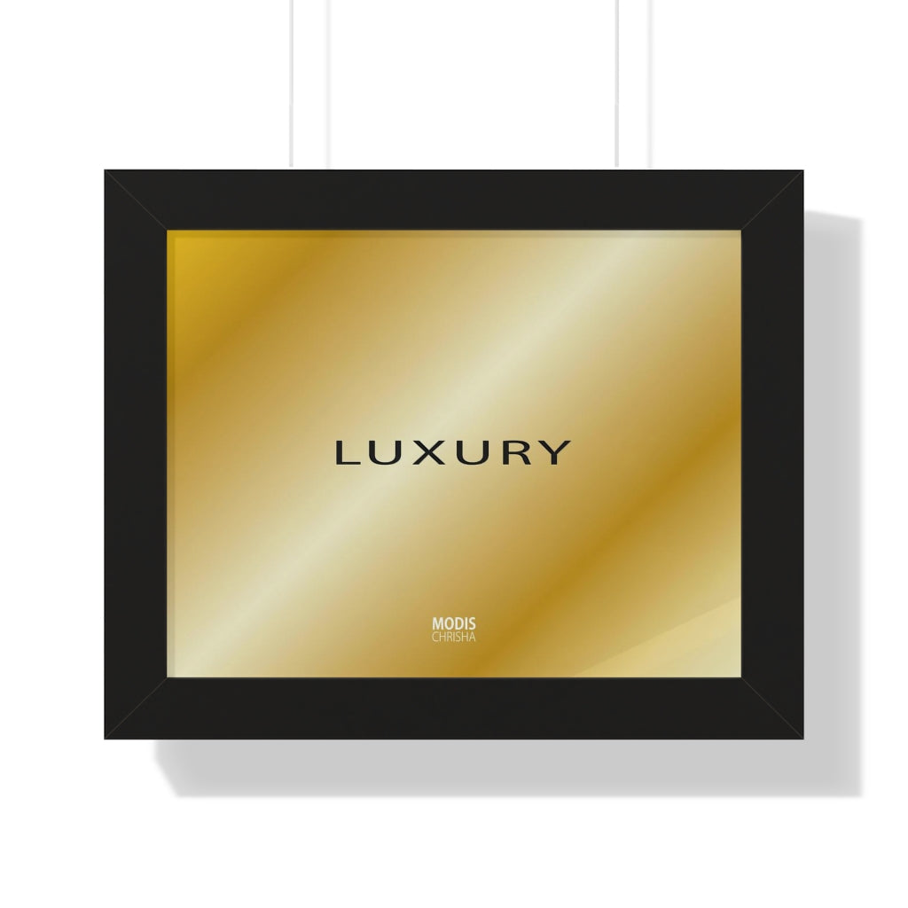 Poster Framed Horizontal 14“ x 11“ - Design Luxury
