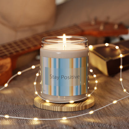 Scented Soy Candle, 9oz Stay Positive - Design No.201