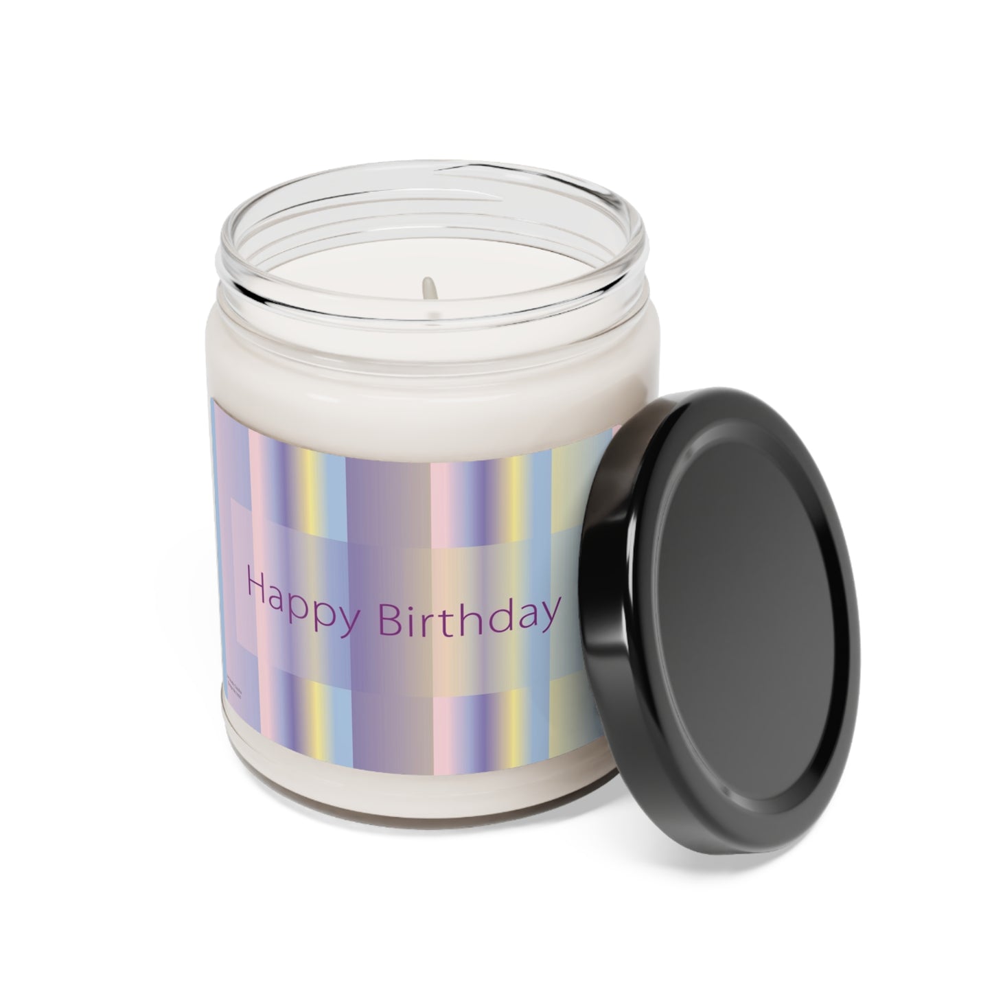 Scented Soy Candle, 9oz Happy Birthday - Design No.1600