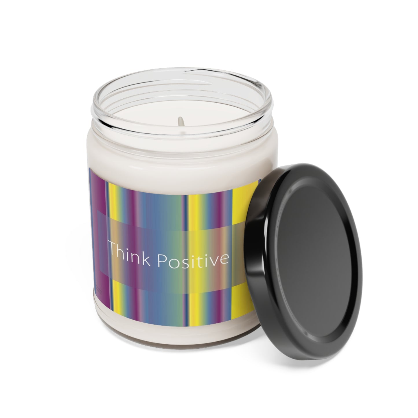 Scented Soy Candle, 9oz Think Positive - Design No.1300