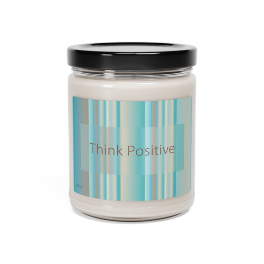 Scented Soy Candle, 9oz Think Positive - Design No.2100