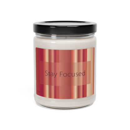 Scented Soy Candle, 9oz Stay Focused - Design No.1101