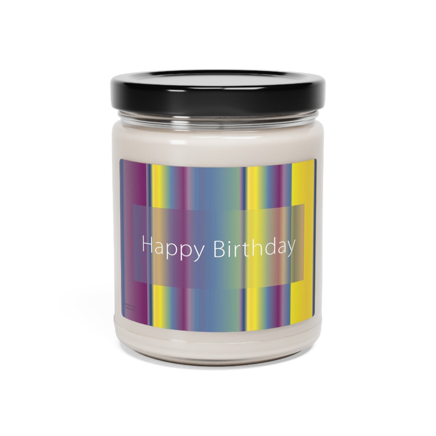 Scented Soy Candle, 9oz Happy Birthday - Design No.1300