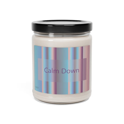 Scented Soy Candle, 9oz Calm Down - Design No.1800
