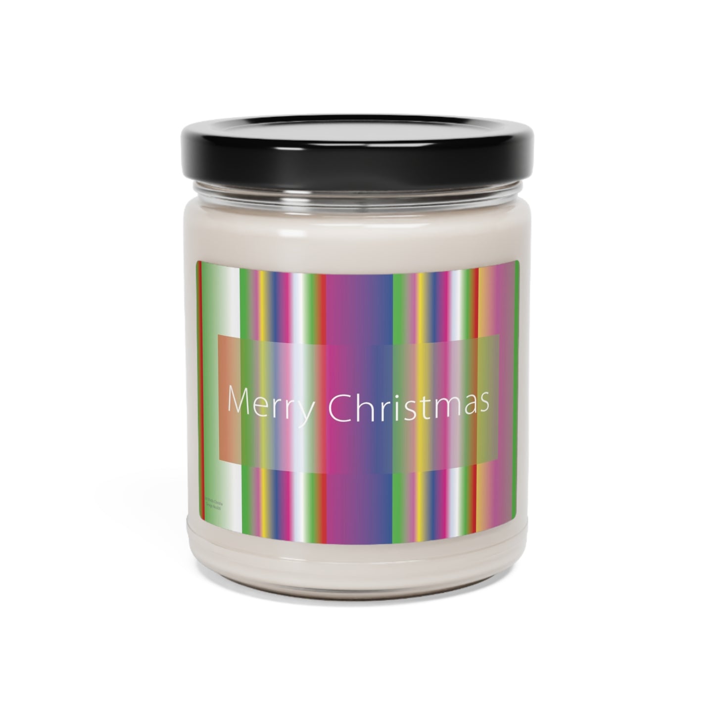 Scented Soy Candle, 9oz Merry Christmas - Design No.600