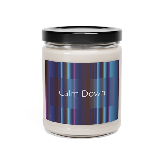 Scented Soy Candle, 9oz Calm Down - Design No.8000