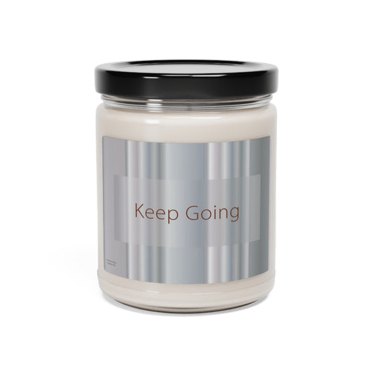 Scented Soy Candle, 9oz Keep Going - Design No.1500