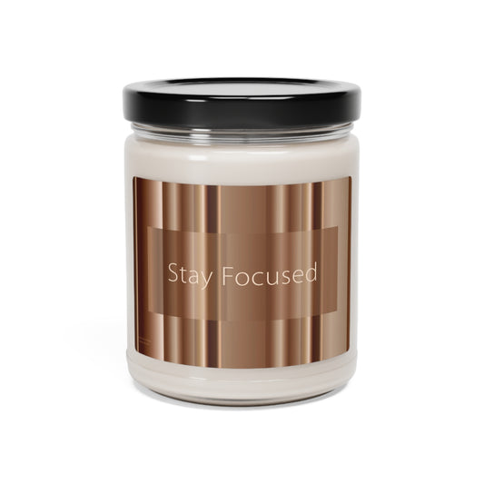 Scented Soy Candle, 9oz Stay Focused - Design No.101