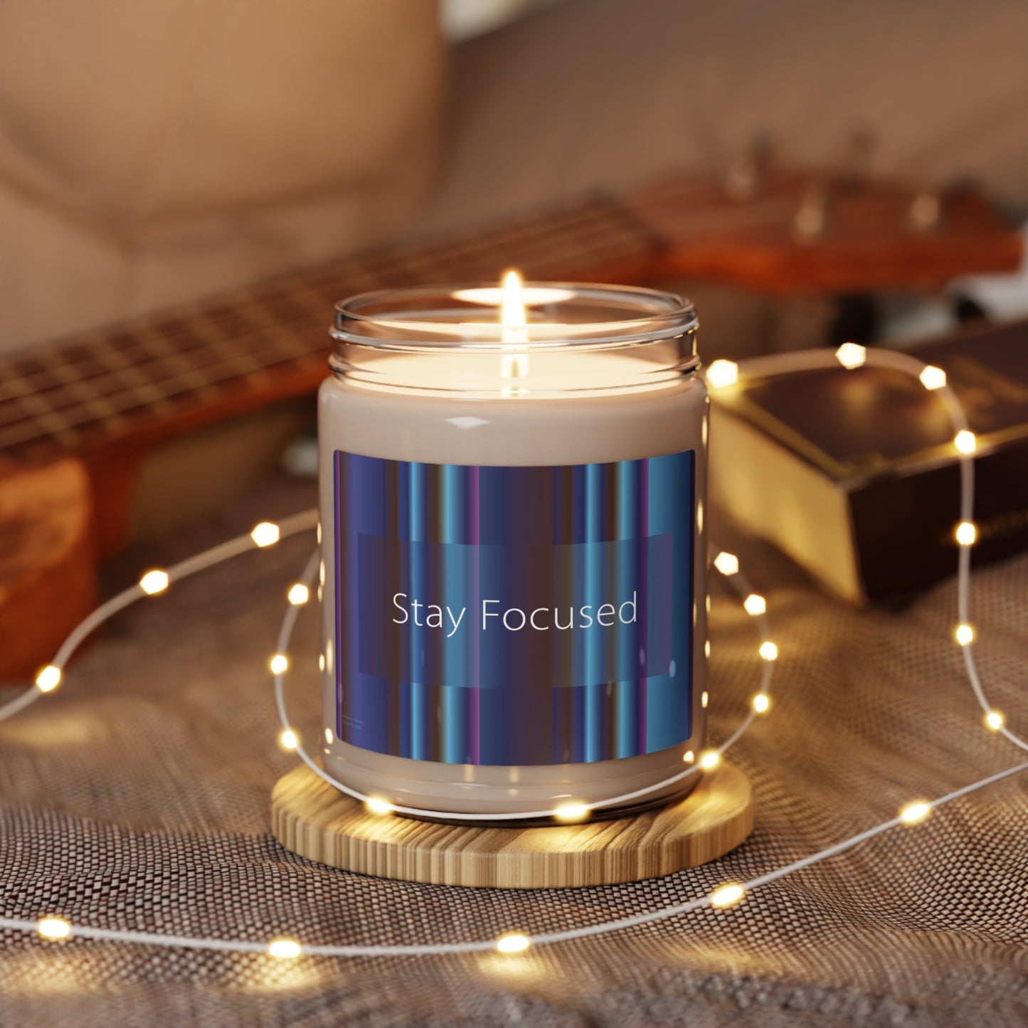 Scented Soy Candle, 9oz Stay Focused - Design No.8000