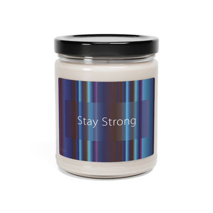 Scented Soy Candle, 9oz Stay Strong - Design No.8000