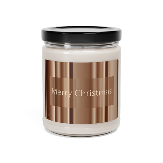 Scented Soy Candle, 9oz Merry Christmas - Design No.101