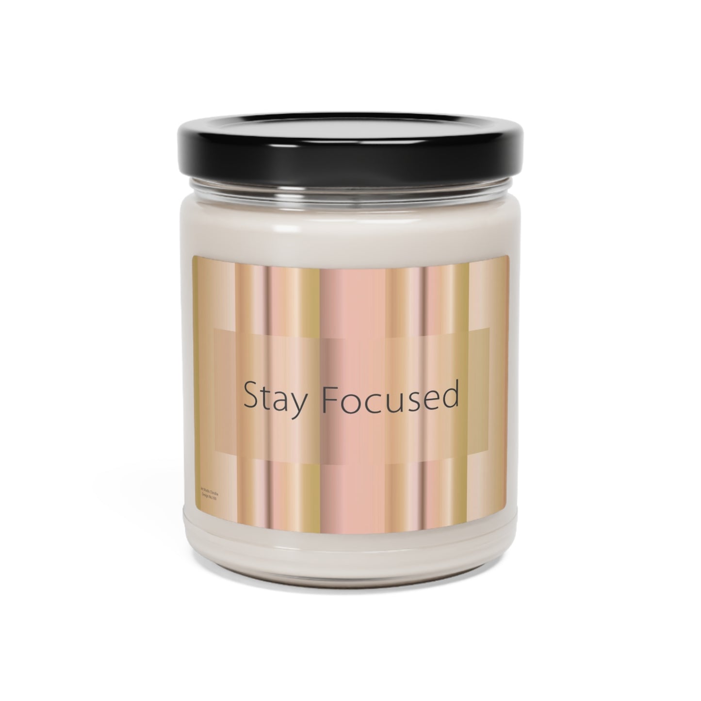 Scented Soy Candle, 9oz Stay Focused - Design No.100