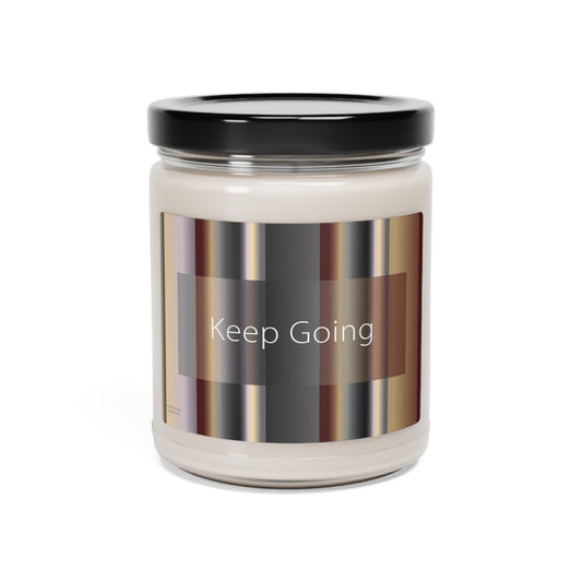 Scented Soy Candle, 9oz Keep Going - Design No.700