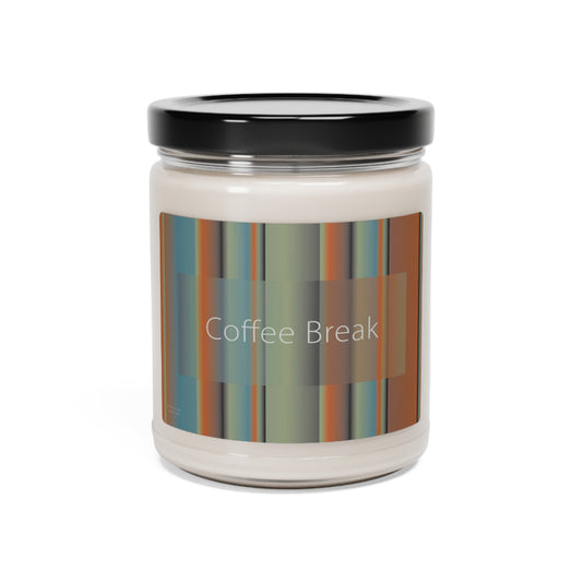 Scented Soy Candle, 9oz Coffee Break - Design No.202
