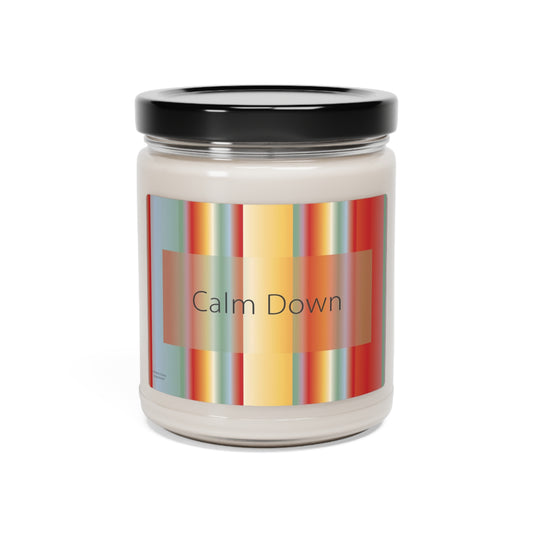 Scented Soy Candle, 9oz Calm Down - Design No.900
