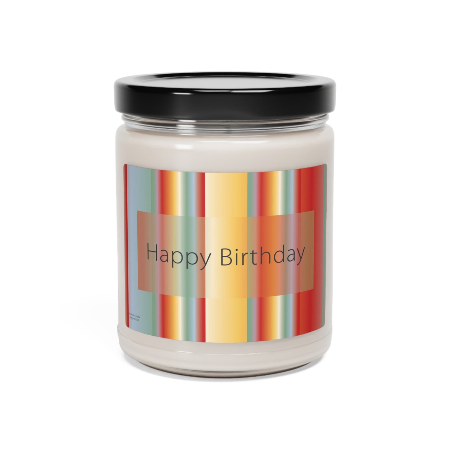Scented Soy Candle, 9oz Happy Birthday - Design No.900