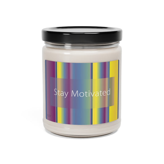 Scented Soy Candle, 9oz Stay Motivated - Design No.1300